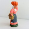 Santon La Femme à la courge 4 / 5 cm