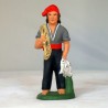 Santon Le Pécheur Debout 8 / 9 cm