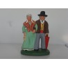 Santon Le Couple de vieux 8 / 9cm