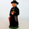 Santon Le Curé 7 cm