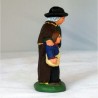 Santon L'aveugle et l'enfant 7 cm
